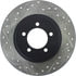 Centric 127.65094CR Disc Brake Rotor Sportstop Cryo Drilled & Slotted Rotor, Right