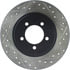 Centric 127.65094CL Disc Brake Rotor Sportstop Cryo Drilled & Slotted Rotor, Left