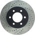 127.65097R by CENTRIC - Slotted Drilled Rotor