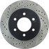 127.65100R by CENTRIC - Slotted Drilled Rotor