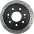 127.65103R by CENTRIC - Slotted Drilled Rotor