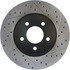 127.65107L by CENTRIC - Slotted Drilled Rotor