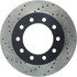 127.65111R by CENTRIC - Slotted Drilled Rotor