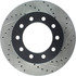 127.65111L by CENTRIC - Slotted Drilled Rotor