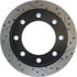 Centric 127.65113CL Disc Brake Rotor Sportstop Cryo Drilled & Slotted Rotor, Left