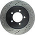 127.65118R by CENTRIC - Slotted Drilled Rotor