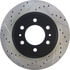 127.65130CR by CENTRIC - Sportstop Cryo Drilled & Slotted Rotor, Right