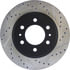 Centric 127.65130L Disc Brake Rotor Slotted Drilled Rotor
