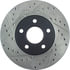 Centric 127.65132R Disc Brake Rotor Slotted Drilled Rotor
