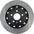 127.65136R by CENTRIC - Slotted Drilled Rotor