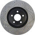 127.65146R by CENTRIC - Sport Drilled & Slotted Rotor, Right