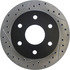 127.66009R by CENTRIC - Slotted Drilled Rotor