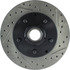 127.66016L by CENTRIC - Slotted Drilled Rotor