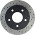 127.66022L by CENTRIC - Slotted Drilled Rotor