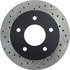 127.66022R by CENTRIC - Slotted Drilled Rotor