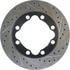 127.66026CL by CENTRIC - Sportstop Cryo Drilled & Slotted Rotor, Left