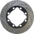 127.66026CR by CENTRIC - Sportstop Cryo Drilled & Slotted Rotor, Right