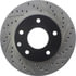 127.66038CL by CENTRIC - Sportstop Cryo Drilled & Slotted Rotor, Left