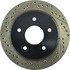 127.66039R by CENTRIC - Slotted Drilled Rotor