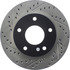 127.66038R by CENTRIC - Slotted Drilled Rotor