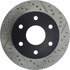 127.66040L by CENTRIC - Slotted Drilled Rotor