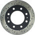 127.66042L by CENTRIC - Slotted Drilled Rotor