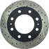 127.66042R by CENTRIC - Slotted Drilled Rotor