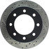 127.66044R by CENTRIC - Slotted Drilled Rotor