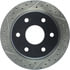 Centric 127.66045CR Disc Brake Rotor Sportstop Cryo Drilled & Slotted Rotor, Right