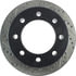 Centric 127.66050CR Disc Brake Rotor Sportstop Cryo Drilled & Slotted Rotor, Right
