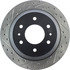 127.66052R by CENTRIC - Slotted Drilled Rotor