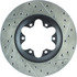 127.66056L by CENTRIC - Slotted Drilled Rotor