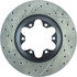 127.66056R by CENTRIC - Slotted Drilled Rotor