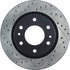 127.66063R by CENTRIC - Slotted Drilled Rotor