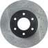 Centric 127.66064CR Disc Brake Rotor Sportstop Cryo Drilled & Slotted Rotor, Right
