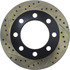 127.67024R by CENTRIC - Slotted Drilled Rotor