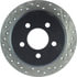 Centric 127.67032L Disc Brake Rotor Slotted Drilled Rotor