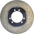 127.67033L by CENTRIC - Slotted Drilled Rotor