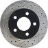 127.67038R by CENTRIC - Slotted Drilled Rotor