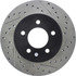 127.67039L by CENTRIC - Slotted Drilled Rotor