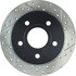 Centric 127.67043L Disc Brake Rotor Slotted Drilled Rotor