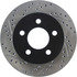 127.67045R by CENTRIC - Slotted Drilled Rotor