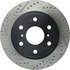 127.66065R by CENTRIC - Slotted Drilled Rotor