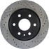 Centric 127.66069CL Disc Brake Rotor Sportstop Cryo Drilled & Slotted Rotor, Left