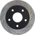Centric 127.67048L Disc Brake Rotor Slotted Drilled Rotor