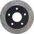 Centric 127.67048R Disc Brake Rotor Slotted Drilled Rotor