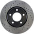127.67049CR by CENTRIC - Sportstop Cryo Drilled & Slotted Rotor, Right
