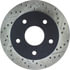 127.67050CL by CENTRIC - Sportstop Cryo Drilled & Slotted Rotor, Left