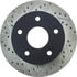 Centric 127.67050CR Disc Brake Rotor Sportstop Cryo Drilled & Slotted Rotor, Right