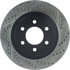 Centric 127.67057CL Disc Brake Rotor Sportstop Cryo Drilled & Slotted Rotor, Left